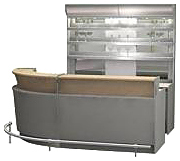 Стойка барная CRYSPI CELTA 2700 мм (с углом)