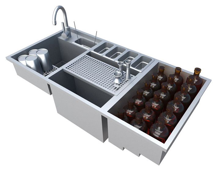 Станция коктейльная BARMADE Рэбитс 1 (1150х570х300 мм)