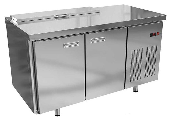Стол холодильный для салатов KRONER СХСб 2-140-70