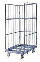 Контейнер сетчатый на колесах Carteno 830Х700Х1740 оцинкованный
