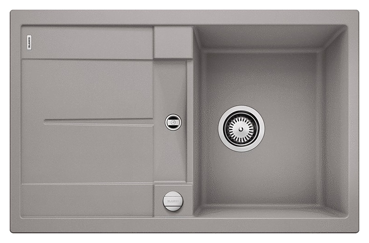 Кухонная мойка Blanco Metra 45 S Silgranit аллюметаллик