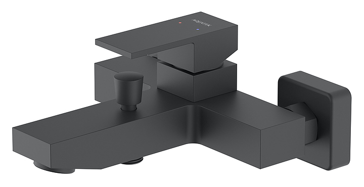 Смеситель для ванны и душа Aquatek Либра AQ1640MB черный матовый