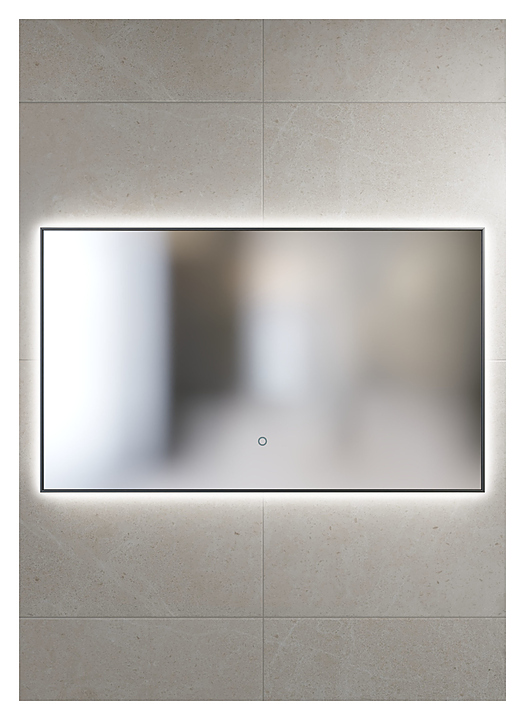 Зеркало Sanvit Панорама Black 70х60 см