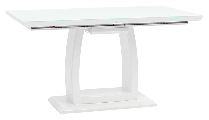 Стол Stool Group Орлеан раскладной 140-170*80 глянцевый белый