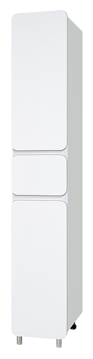 Шкаф-пенал Misty Чегет-35 35х195 см, c 1 ящиком, левый, белый