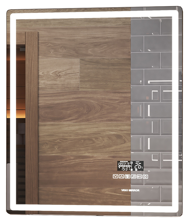 Зеркало VIGO Geometry Media 600 60х70 см