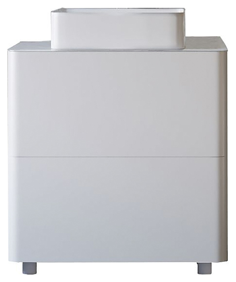 Тумба под раковину Raval Pure 75 белая, напольная