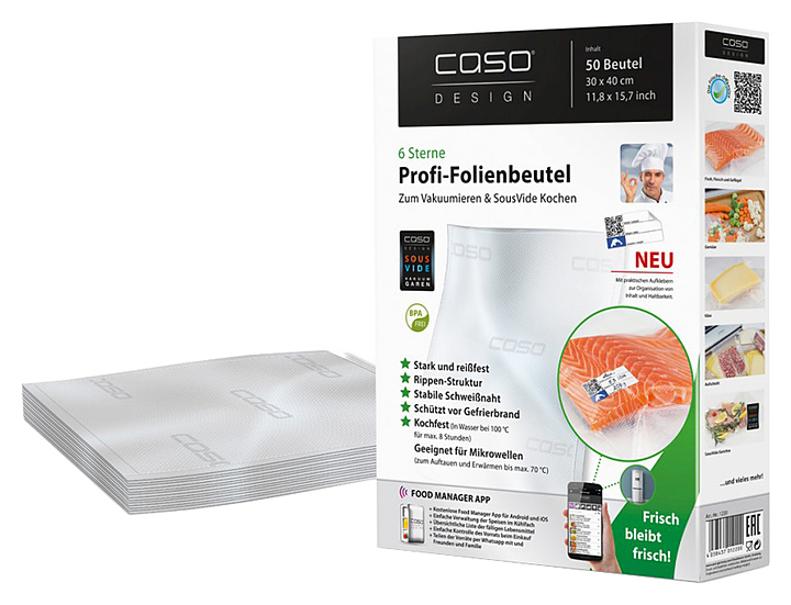 Пакеты вакуумные CASO VC 30*40