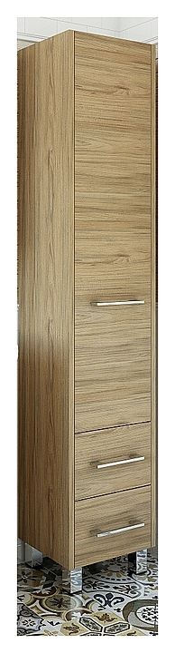 Шкаф-пенал Sanflor Ларго правосторонний, напольный, швейцарский вяз