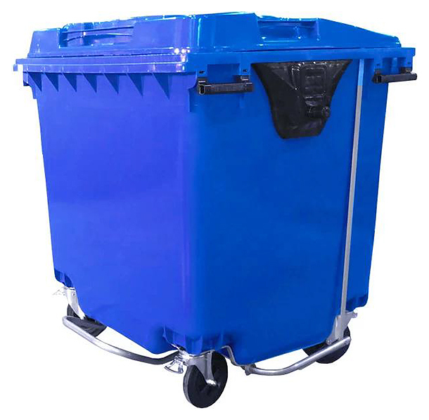 Контейнер для мусора ТАРА.РУ МКТ-1100 ПП синий