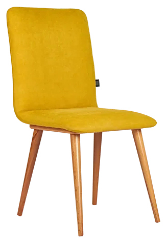 Стул ChiedoCover Киви велюр желтый