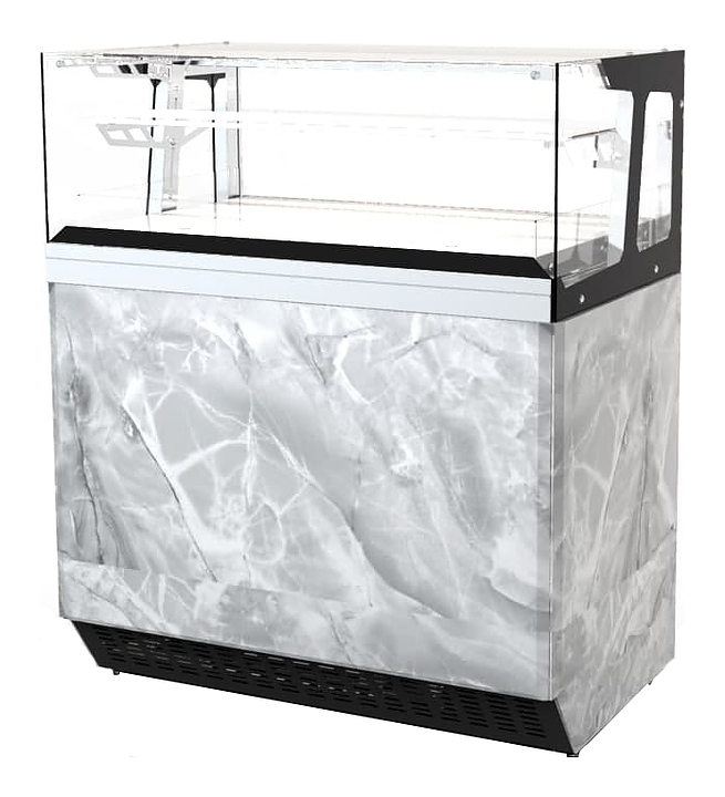 Витрина кондитерская ЧЗТО Celestium ювелирная с полкой XL 1430
