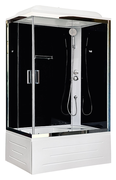 Душевая кабина Royal Bath RB8120BP5-BT-CH-R правая 120х80 см