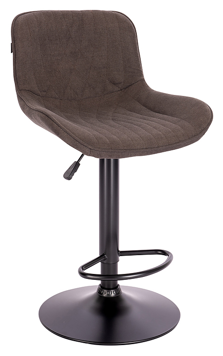 Стул Everprof Grace Black ткань, темно-коричневый