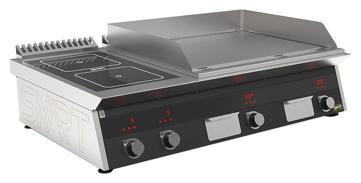 Плита индукционная комбинированная SMART INDUCTION K76-35KRRB (с грилем)