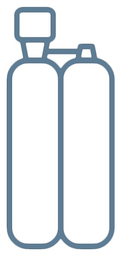 Комплекс дозирования SpaceAqua Dose 603-IMP, емкость 50 л, счетчик Dn32