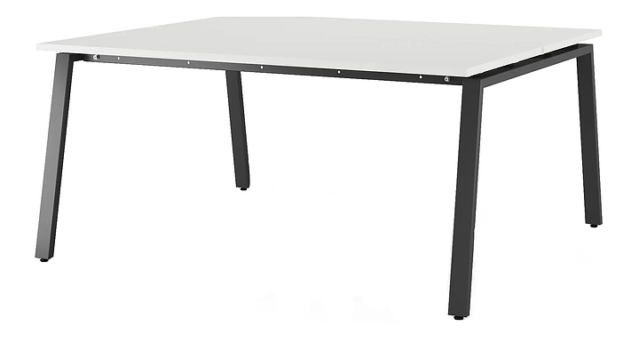 Стол офисный КОБОР A/2-160/120 black/premium