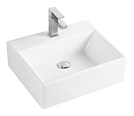 Раковина подвесная Mira MR-3328 32х28 см, с отв. под смеситель, керамика