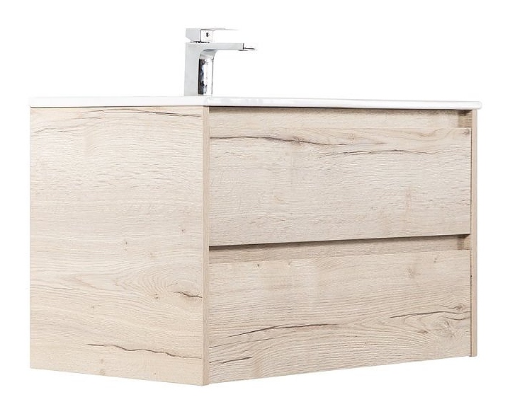 Тумба с раковиной BelBagno KRAFT-1000-2C-SO-BO + BB1000ETL белый матовый