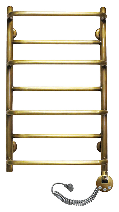 Полотенцесушитель электрический Domoterm Орфей П7 40x70 см АБР ER, правый, античная бронза