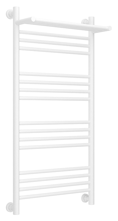 Полотенцесушитель водяной Сунержа Богема с полкой+ 100x50 см матовый белый