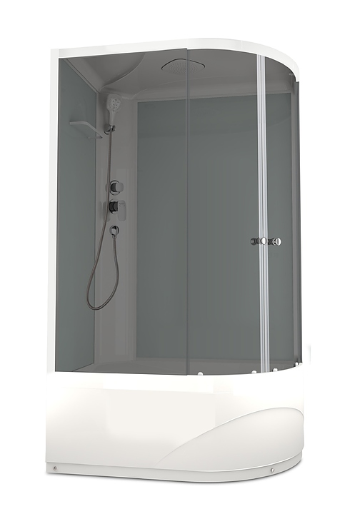 Душевая кабина Domani-Spa Delight 128 high R DS01D128RHWT00 120х80 см