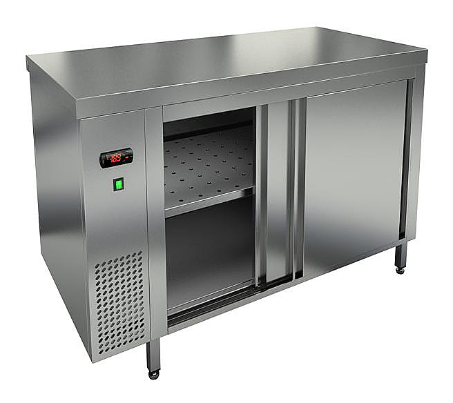 Стол тепловой HICOLD TS430 15 GN O, двери-купе