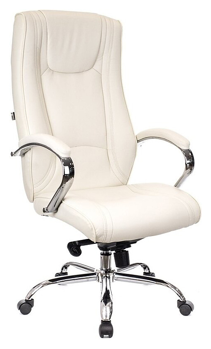 Кресло руководителя Everprof King M экокожа, бежевое