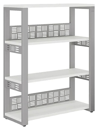 Стеллаж открытый КОБОР ST3-80/36 aluminum/premium