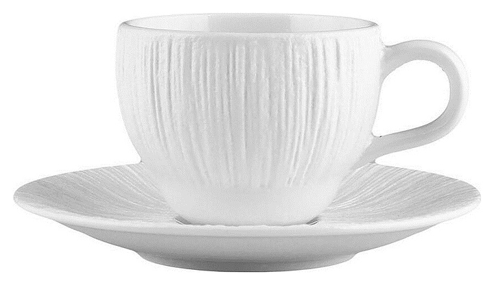 Чашка кофейная P.L. Proff Cuisine Frost White Moon ZA0395-90-ME 95 мл d=6,5 см h=5,3 см (фарфор) белая