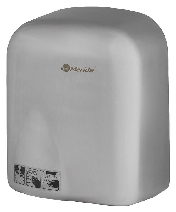 Сушилка для рук Merida ECOFLOW, матовая сталь
