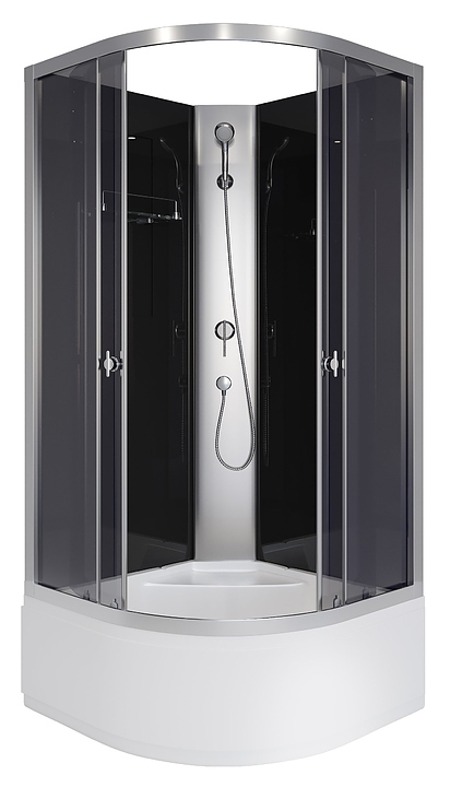 Кабина душевая Niagara Eco E90/40/TN/BK 90х90х195 см