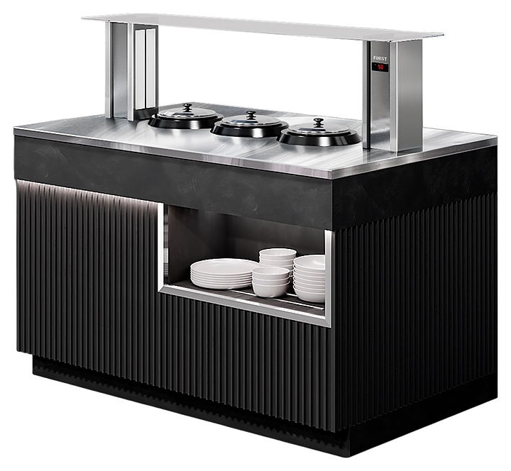 Шведский стол с электросупницами Finist ШСс1500