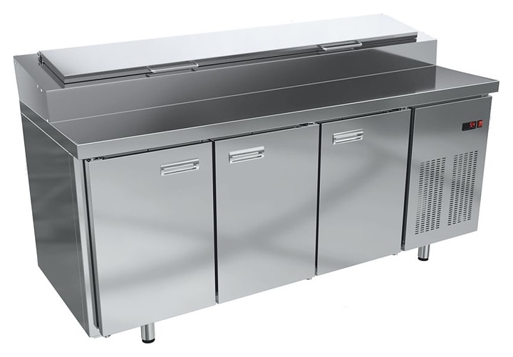 Стол холодильный для пиццы KRONER СХП 3-180-70