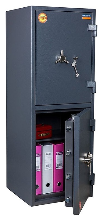 Сейф Valberg ГРАНИТ 120T/2, 58+58/12 л, графит