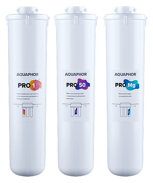 Комплект сменных модулей АКВАФОР Pro1-Pro50-ProMg