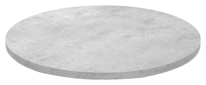 Столешница Sheffilton SHT-TT 90 (ЛДСП) круглая светло-серый бетон чикаго