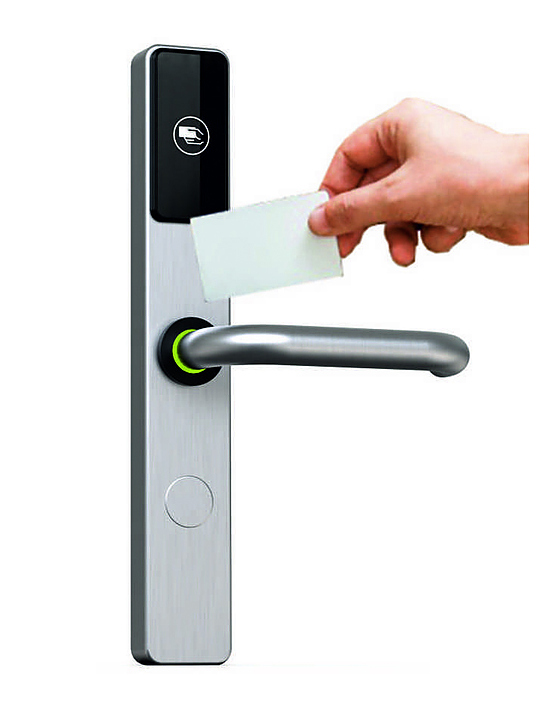 Замок электронный HSU HSU-9939-S мат. серебро