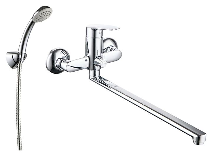 Смеситель для ванны и душа настенный Milardo Horizont HORSB02M10