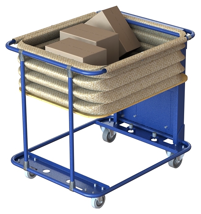 Тележка производственная MetallCart VK19 с подъемным дном