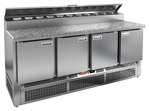 Стол для пиццы HICOLD PZE2-1111/GN (1/6H) камень