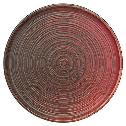 Тарелка Porland Lykke 18AC24 240 мм красная с бортом