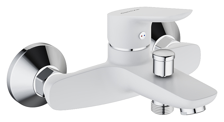 Смеситель для ванны с душем Damixa Origin Bit 771000200 белый