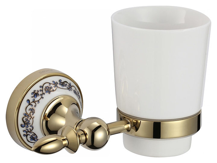 Стакан для зубных щеток с держателем Savol S-06858B