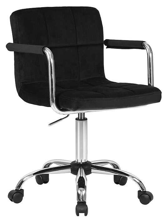 Кресло офисное для персонала DOBRIN 9400-LM-N TERRY (черный велюр) 2 шт.