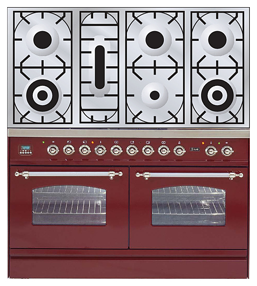 Газовая плита с духовым шкафом ILVE PDN-1207-VG