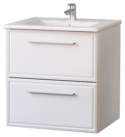 Тумба под раковину Raval Quadro 60 белая