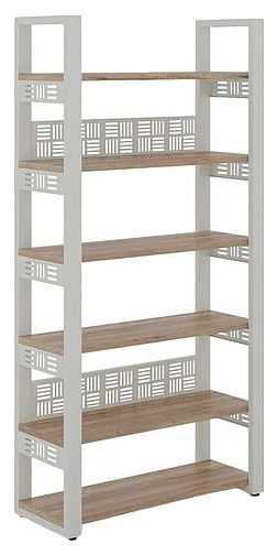 Стеллаж открытый КОБОР SO6-100/36 white/natural