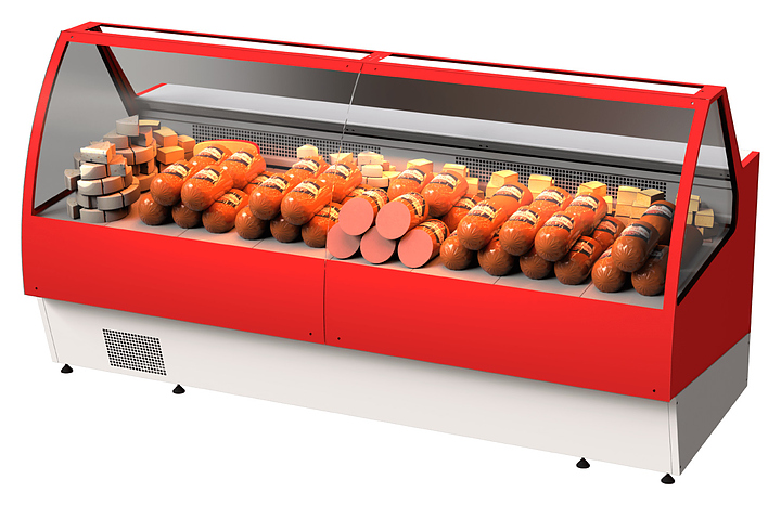 Витрина холодильная KIFATO АЛЯСКА 2500 СТАТИКА