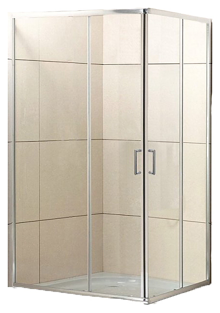 Уголок душевой BelBagno UNO-195-AH-2-90/70-C-Cr 90x70x195 см, прозрачное стекло